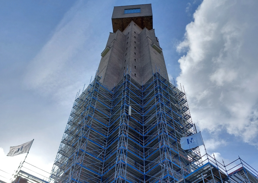 La Tour de l'Yser en rénovation