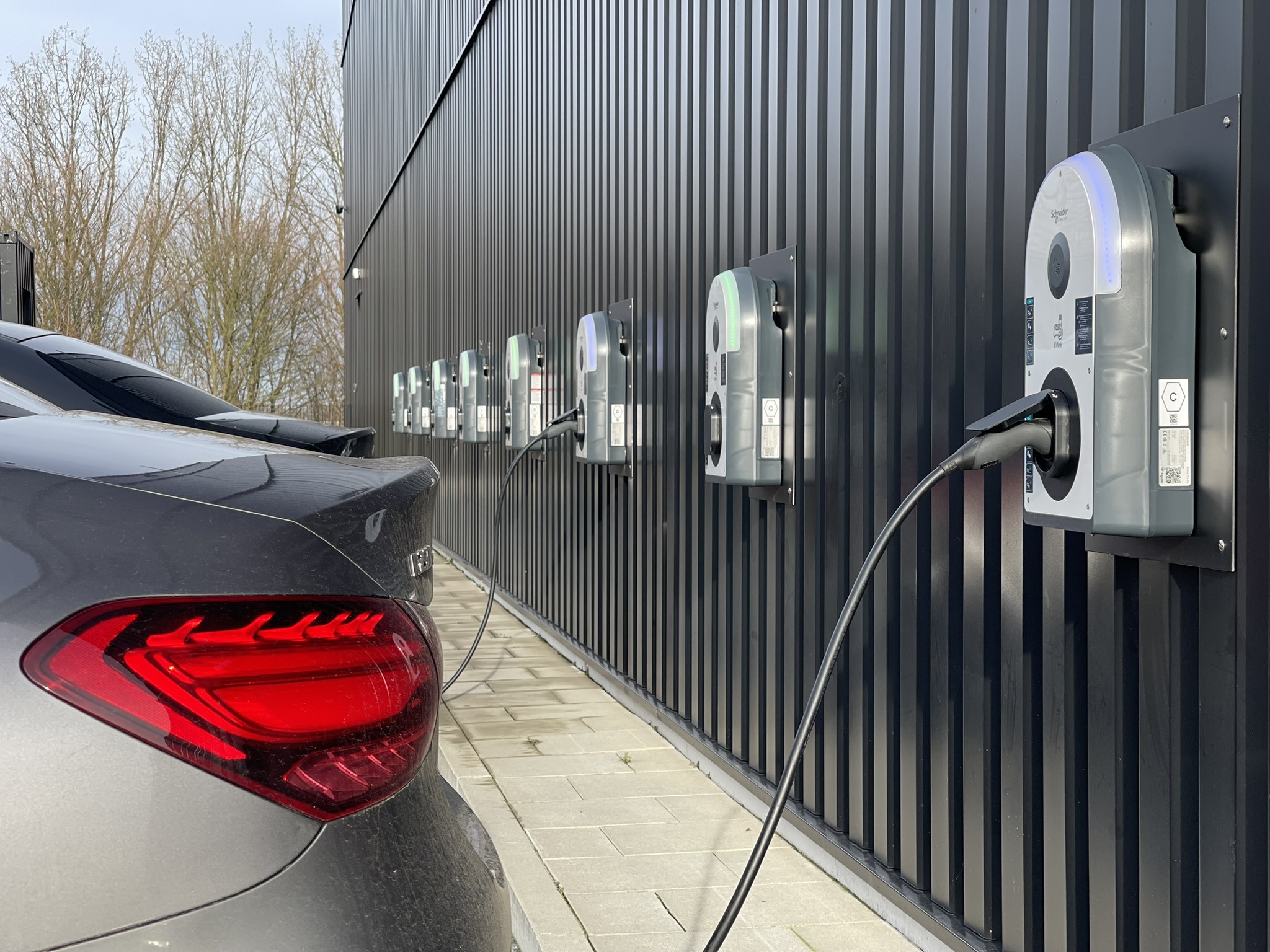 flotte de véhicules électriques