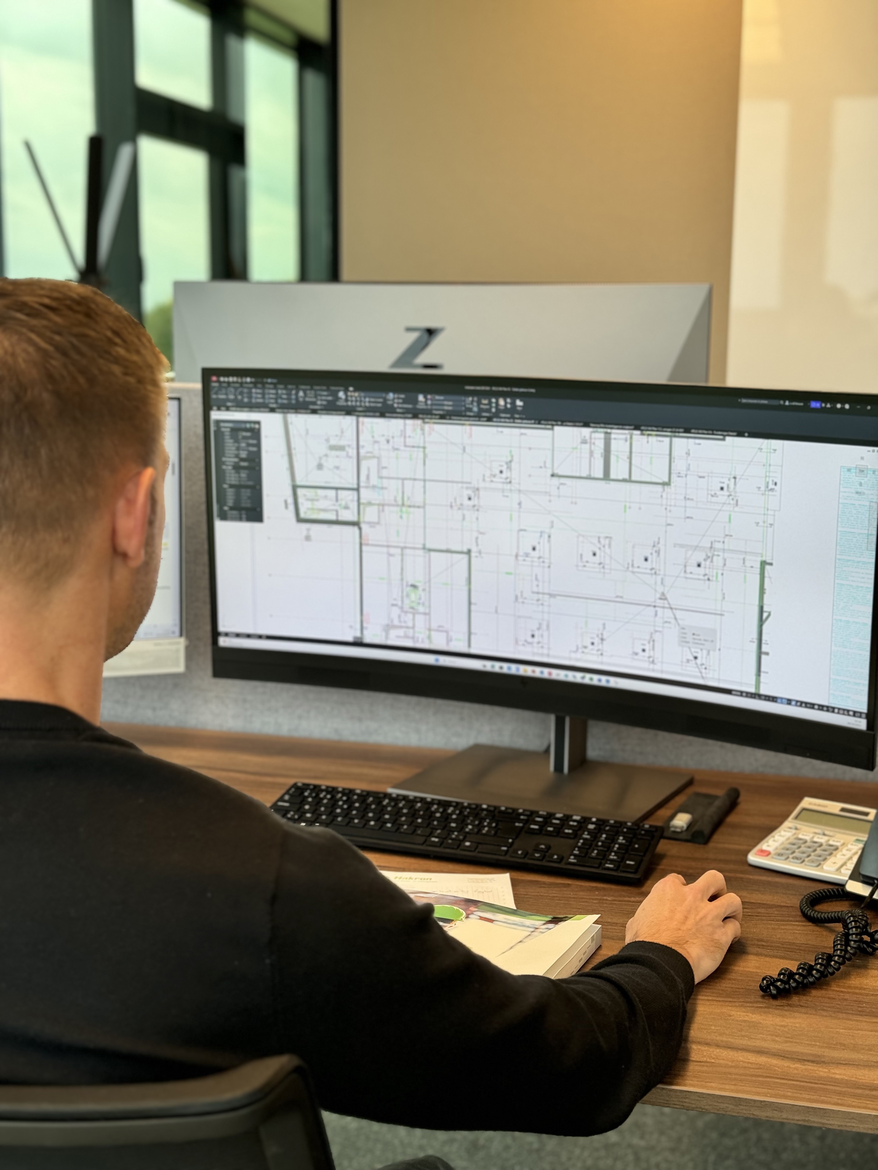 Ingénieur Stijn au travail