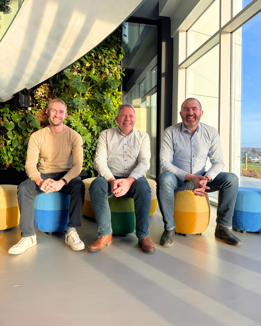 Ingénieurs Tom, Stijn et Filip